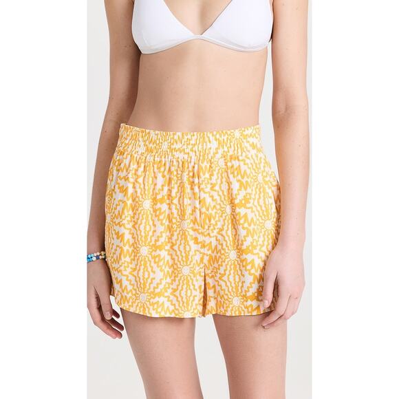New Le Superbe Sun Struck Boxer Short in Golden Women's Size L - Picture 1 of 12
